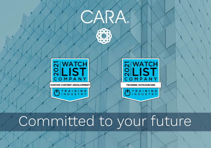 The CARA Group Named to Two Training Industry, Inc. 2021 Watch Lists